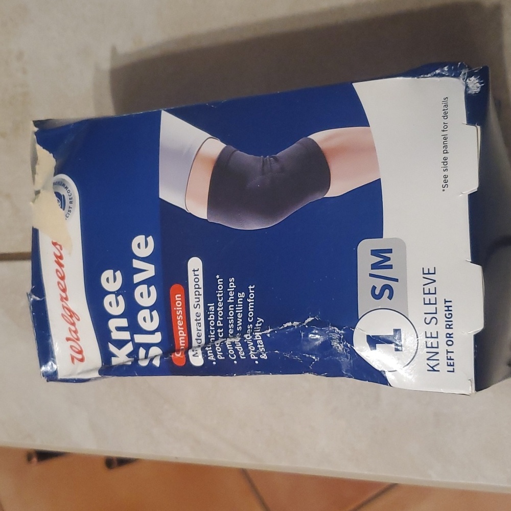 Walgreens Knee Sleeve Compression Support S/M